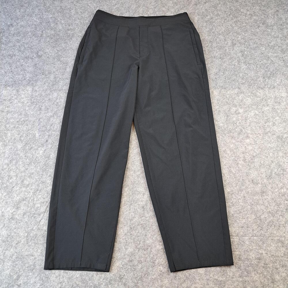 Athleta Pants Womens 6 Black Vienna Slim Pull-On Stretch Travel Commuter Career